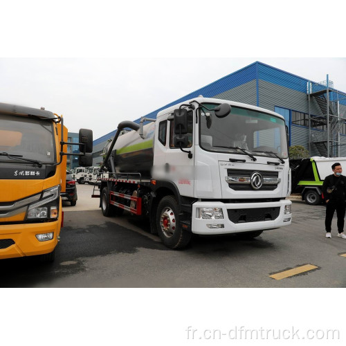 Camion d&#39;aspiration d&#39;eaux d&#39;égout de vide de châssis de Dongfeng